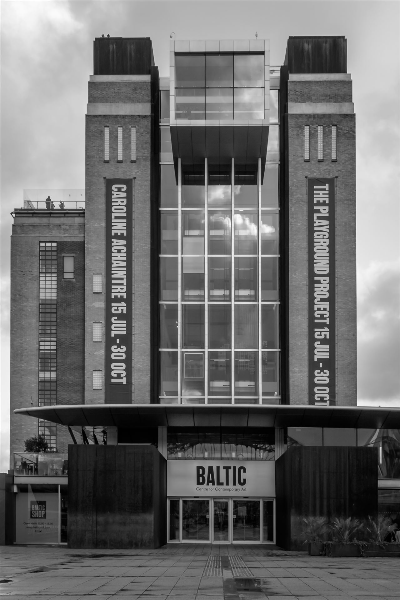 Baltic Centre for Contemporary Art, Gateshead - Housed in the Landmark, J R Rank Flour Mill building, its a major International centre for contemporary art. 2,600 square metres of art space, and boasts a rooftop restaurant with magnificent view of the River Tyne and Quayside. by Graham Dobson Photography