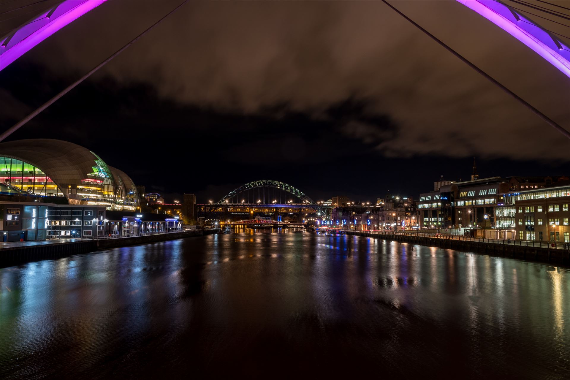 The River Tyne at Night -  by Graham Dobson Photography