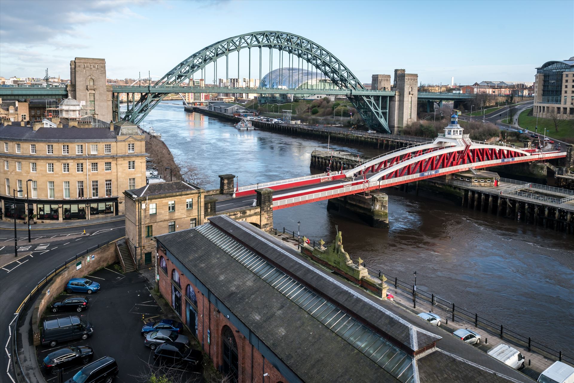 View from the High Level Bridge, Newcastle