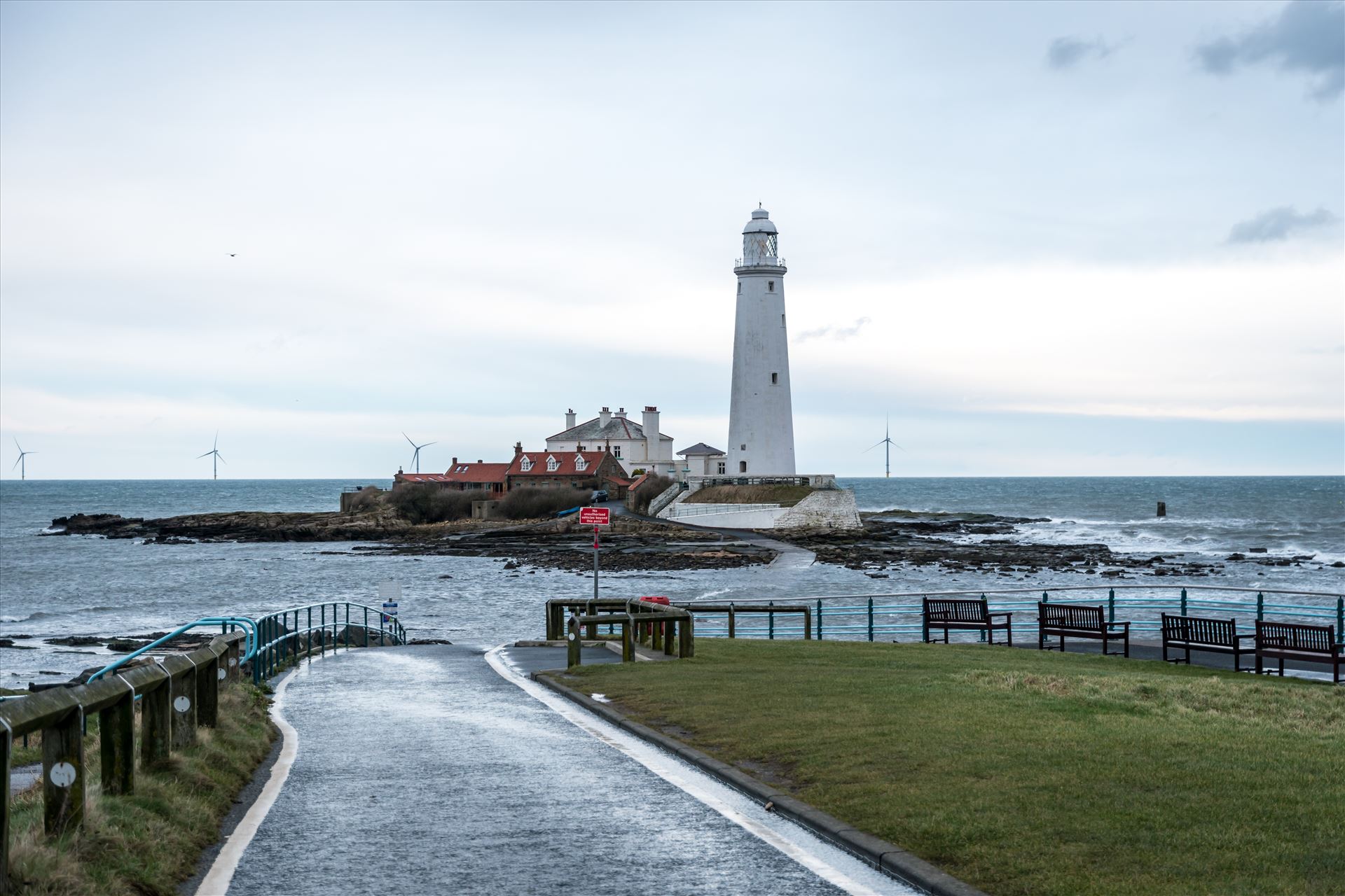 St Mary\'s Island, Whitley Bay. - St. Mary's Island was originally called Bates Island, Hartley Bates or Bates Hill as it was originally owned by the Bates family.

The lighthouse continued to function until 1984, when it was taken out of service. The lighthouse is now open to visitors. by Graham Dobson Photography