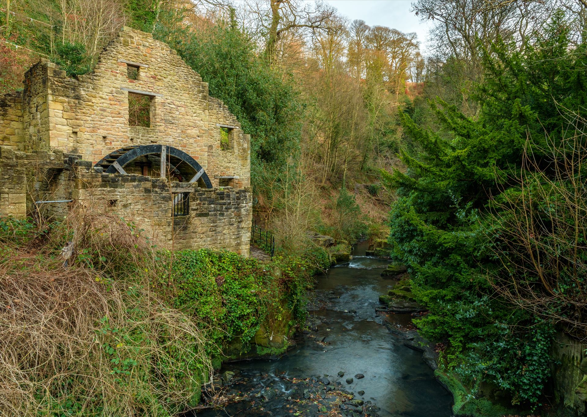 The Old Mill, Jesmond Dene, Newcastle - The Old Mill. A mill has existed on this site for hundreds of years, It was used to grind corn into flour. The the mill was lived in until the 1920, and is now a Grade II listed building. by Graham Dobson Photography
